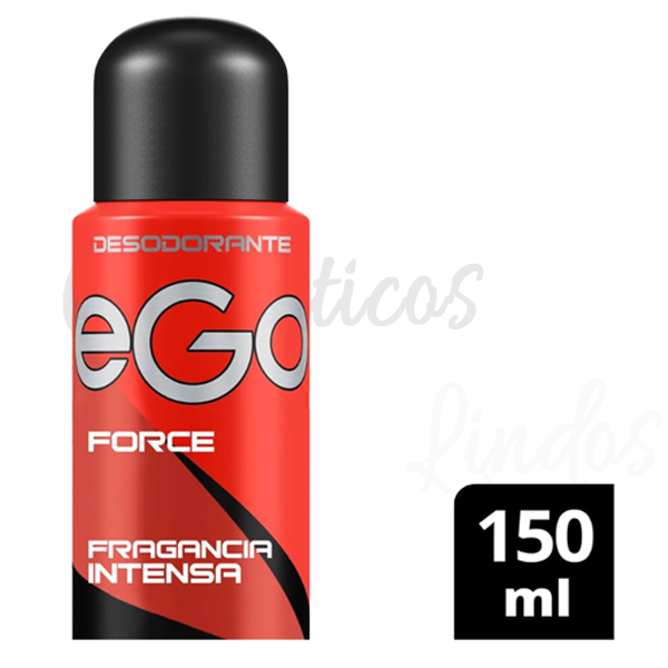 Ego Force Body Spray Deodorant for Men, Long Lasting Aerosol Anti-Odor, 150ml
