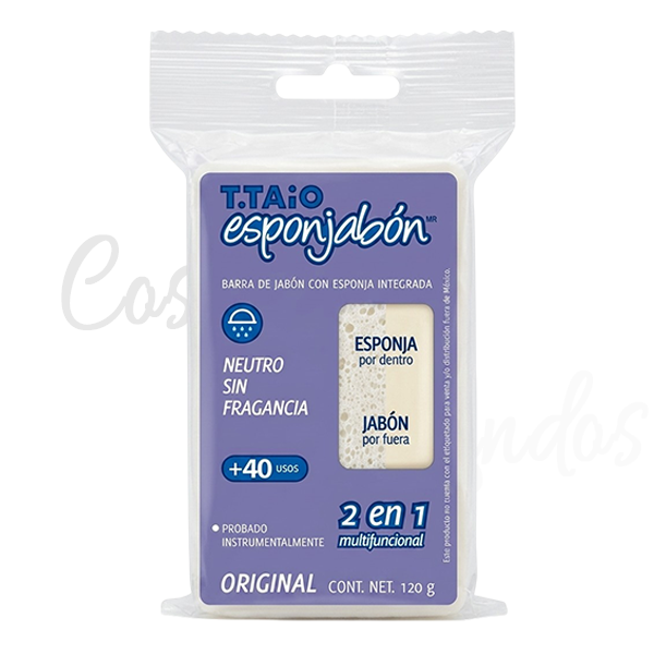 3Pcs Esponjabon Fragrance Free Soap Sponge 2 in 1 Neutro Sensitive Skin Unscented