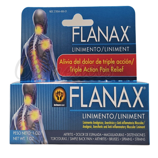 Flanax Pain Relief Liniment 1oz - Triple Action for Muscle