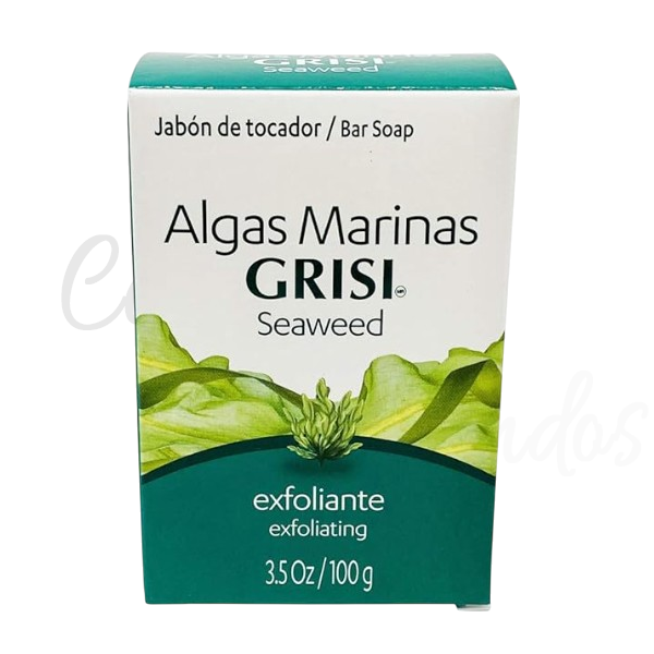 Grisi Seaweed Soap Bar 3.5oz 100g Algas Marinas Anti Cellulite Exfoliating