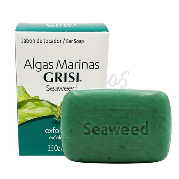Grisi Seaweed Soap Bar 3.5oz 100g Algas Marinas Anti Cellulite Exfoliating