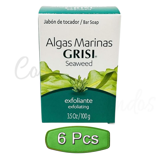 Grisi Seaweed Soap Bar 3.5oz 100g Algas Marinas Anti Cellulite Exfoliating