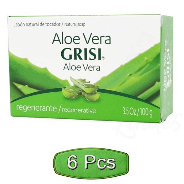 Grisi Aloe Vera Soap 100g Sábila Regenerative Skin Moisturizing