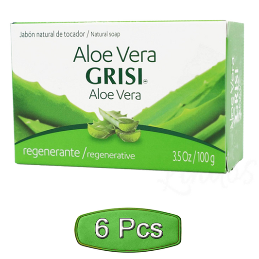 Grisi Aloe Vera Soap 100g Sábila Regenerative Skin Moisturizing