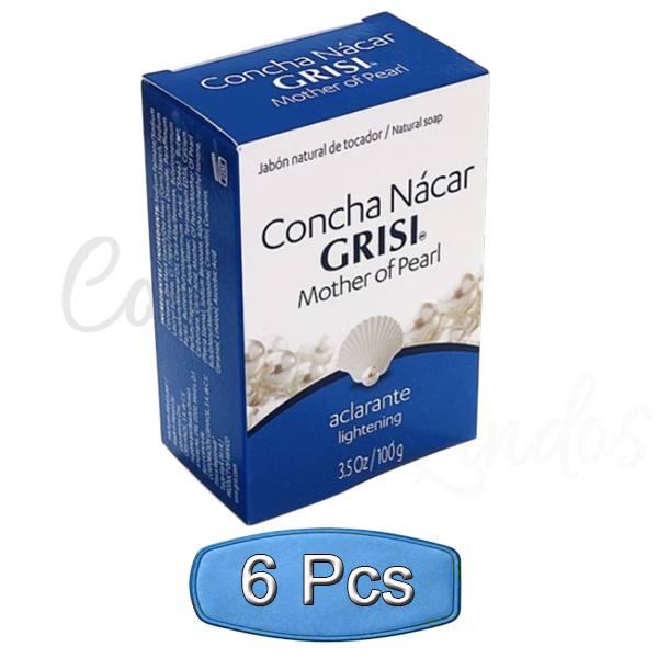  Grisi Concha Nacar Mother of Pearl Soap Bar 3.5oz Skin Lightening Bleaching