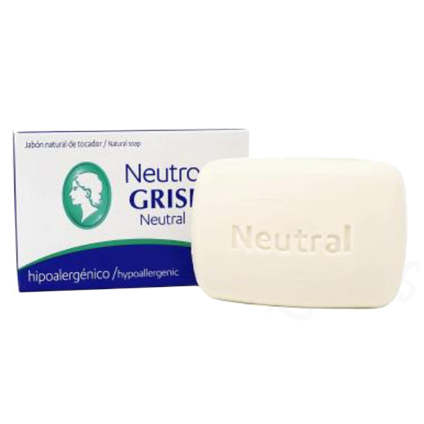 Grisi Neutral Hypoallergenic Soap Bar 3.5 oz / 100g – Safe Daily Facial & Body Cleansing