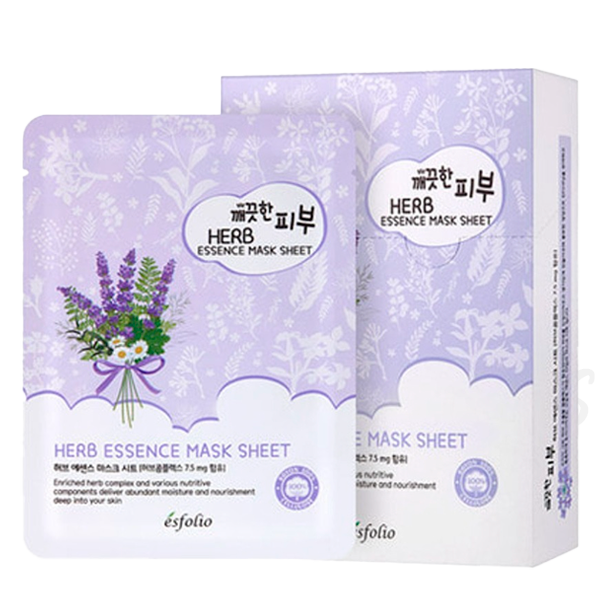 Herb Essence Mask Sheet, Esfolio