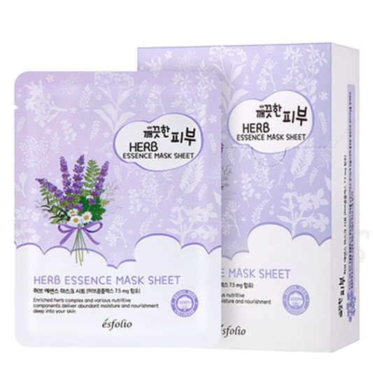 Herb Essence Mask Sheet, Esfolio