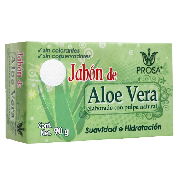 Prosa Jabón Natural De Aloe Vera 90g Cosmeticoslindos 6402