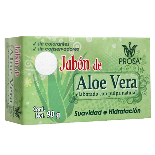 Prosa Jabón  Aloe Vera 90g Limpieza y suavidad e Hidratación 