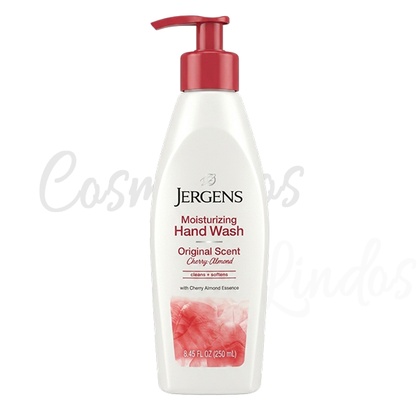  Jergens Cherry Almond Moisturizing Hand Wash Liquid Soap 8.45oz 250ml Pump
