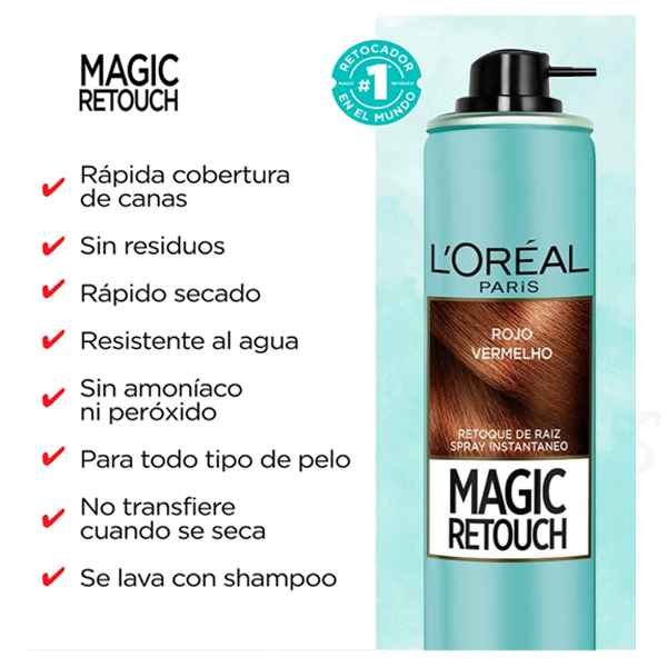 L'Oreal Paris Magic Root Cover Up Spray Red 75 ML