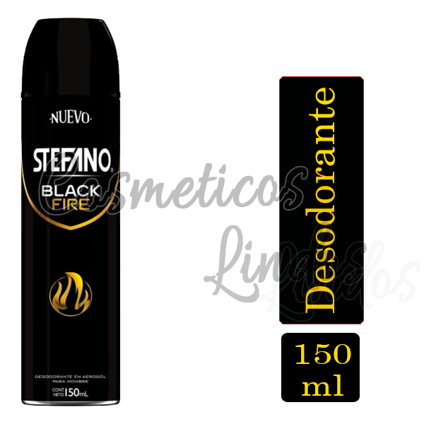 Stefano Deodorant Spray for Men &nbsp;Black Fire 150 ml