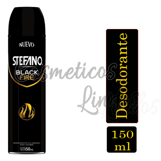 Stefano Deodorant Spray for Men &nbsp;Black Fire 150 ml