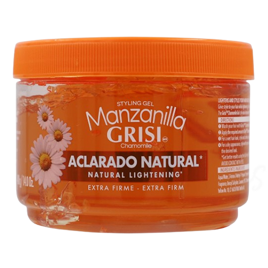 Grisi Chamomile Styling Gel 14oz Manzanilla Natural Hair Lightening Extra Firm