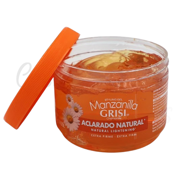 Grisi Chamomile Styling Gel 14oz Manzanilla Natural Hair Lightening Extra Firm