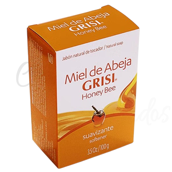 Grisi Honey Bee Soap Bar 3.5oz 100g Natural Moisturizing Skin Softener