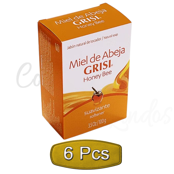 Grisi Honey Bee Soap Bar 3.5oz 100g Natural Moisturizing Skin Softener