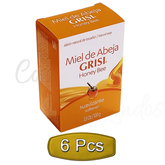 Grisi Honey Bee Soap Bar 3.5oz 100g Natural Moisturizing Skin Softener