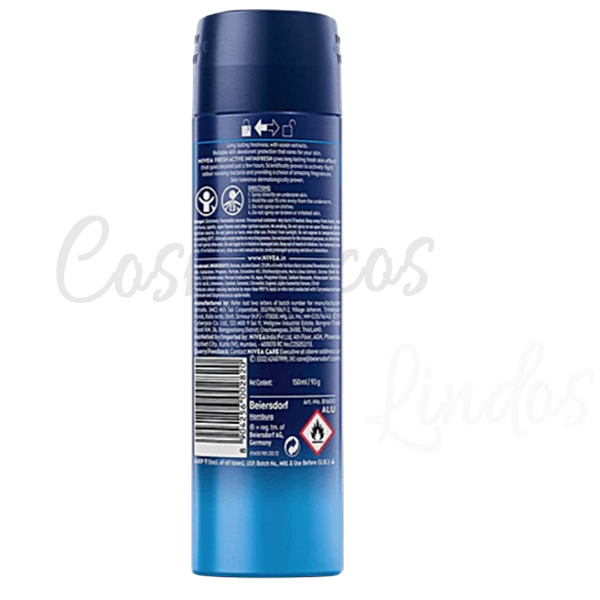 NIVEA 48HR Fresh Active Men's Deodorant Spray 150ml