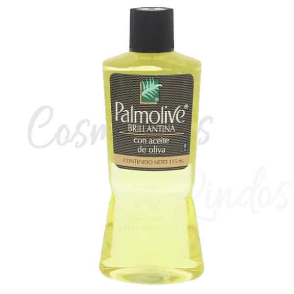 Palmolive Brillantina 115 ml&nbsp; con Aceite de Oliva

Ayuda a alisar las puntas rotas o quemadas de tu cabello Cabello más fuerte y menos quebradizo Repara las puntas secas y abiertas, dejándolas sanas y brillantes.