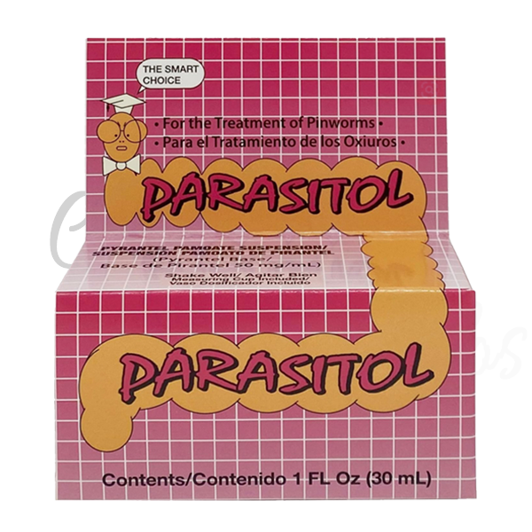 Parasitol 1 FL Oz 30 mL Effective Pinworm Treatment