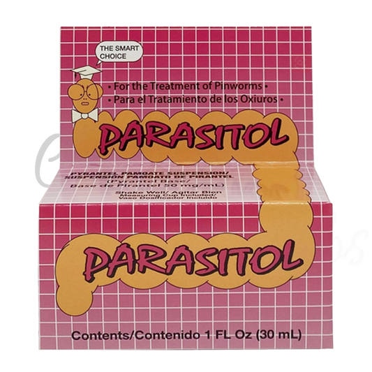 Parasitol 1 FL Oz 30 mL Effective Pinworm Treatment