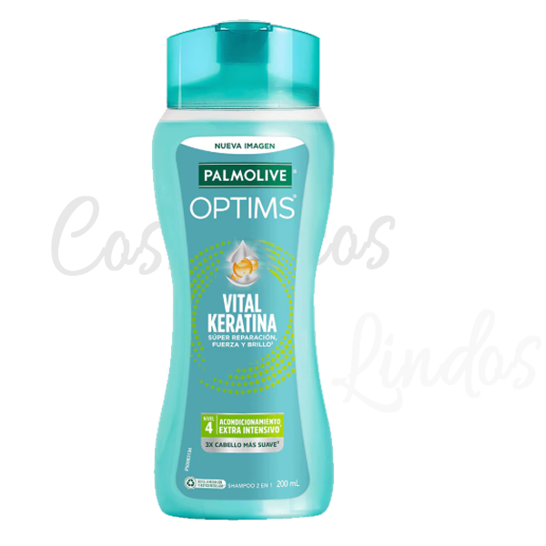 Palmolive Shampoo Optims 4 Acondicionamiento Extra Intensivo  700ml, shampoo keratina