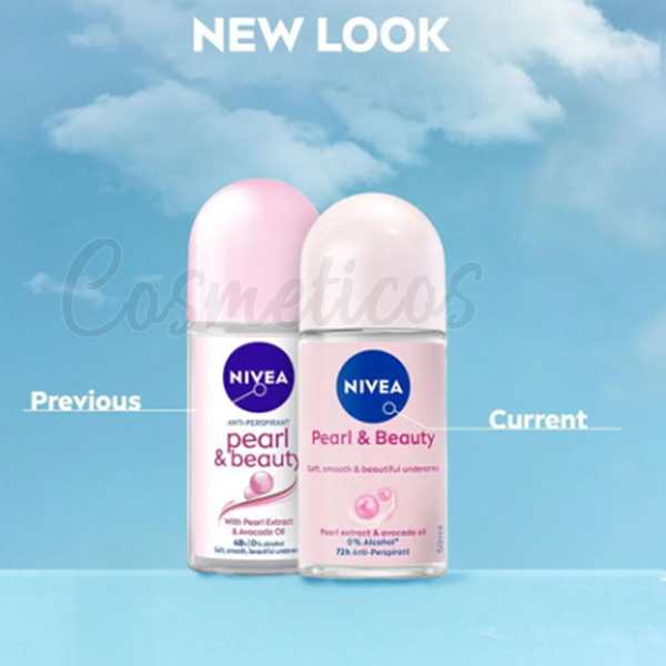 Nivea  Pearl & Beauty Deodorant Anti-Transpirant ROLL-ON, 50 ML