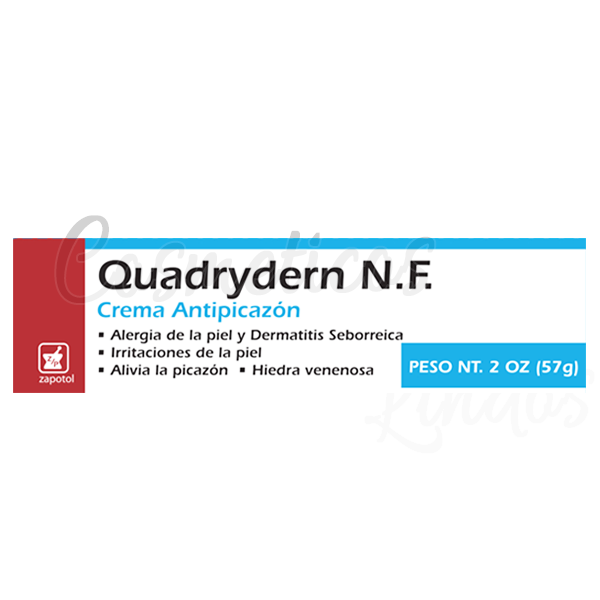 Quadrydern N.F. Anti-Itch Cream – 2 oz (57g) Exp 5/28