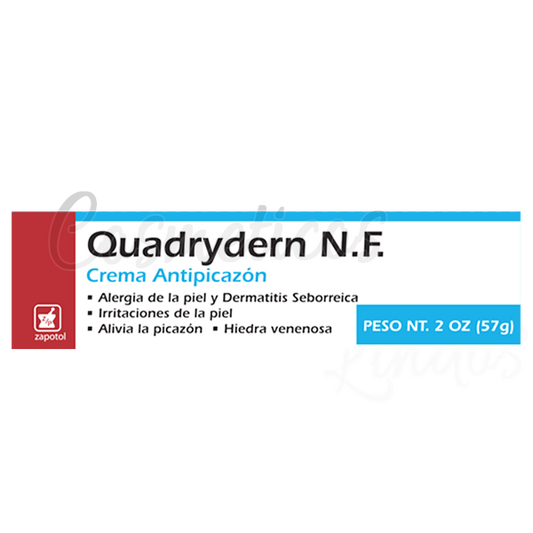 Quadrydern N.F. Anti-Itch Cream – 2 oz (57g) Exp 5/28