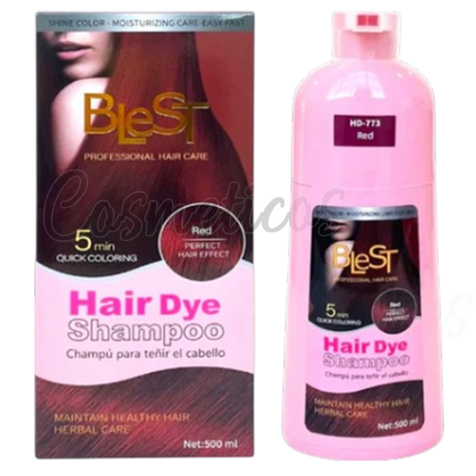 Blest Red Hair Dye Shampoo HD-773