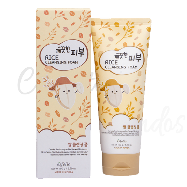 Rice Cleansing Foam Esfolio 150g