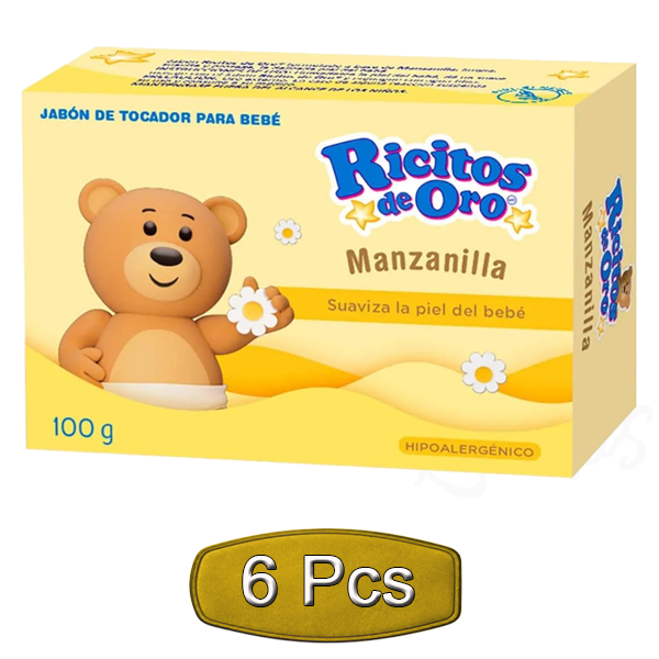 Ricitos de Oro Chamomile Baby Soap 100g Chamomile Bar Gentle
