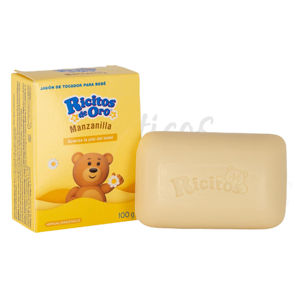 Ricitos de Oro Chamomile Baby Soap 100g Chamomile Bar Gentle