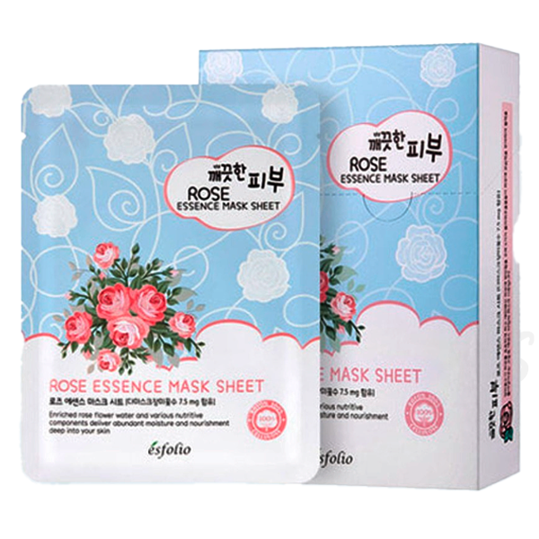 Rose Essence Mask Sheet, Esfolio