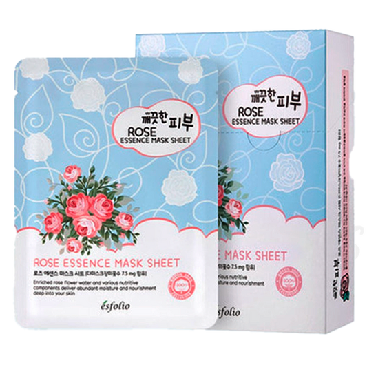 Rose Essence Mask Sheet, Esfolio