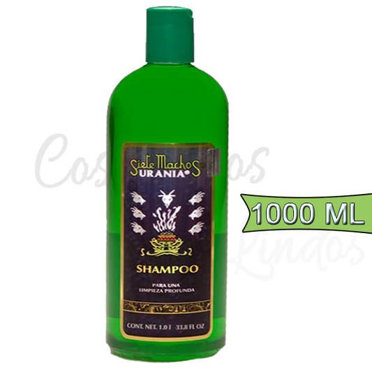 SHAMPOO SIETE MACHOS URANIA 33.8FL Oz