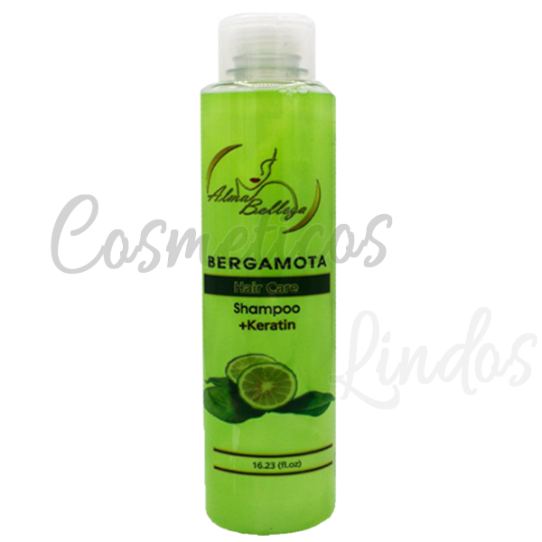 Shampoo Bergamota con Keratina Alma Belleza 16.23fl Oz