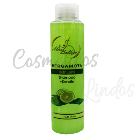 Shampoo Bergamota con Keratina Alma Belleza 16.23fl Oz