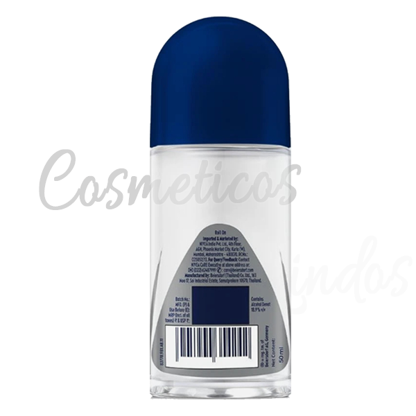 3Pcs Nivea  Silver Protect Deodorant Anti-Transpirant ROLL-ON, 50 ML