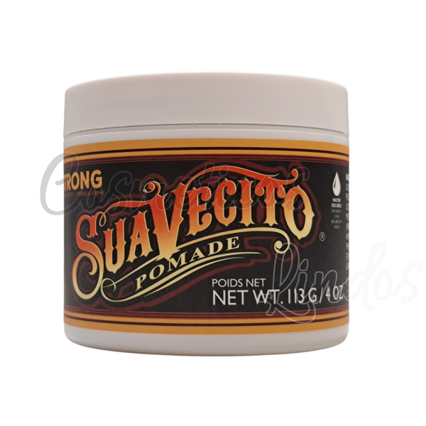 Suavecito Firme (Strong) Hold Pomade - Water Soluble Hair Styling Wax for Men - High Shine, Long-Lasting Strong Grip & Original Scent – 4 oz