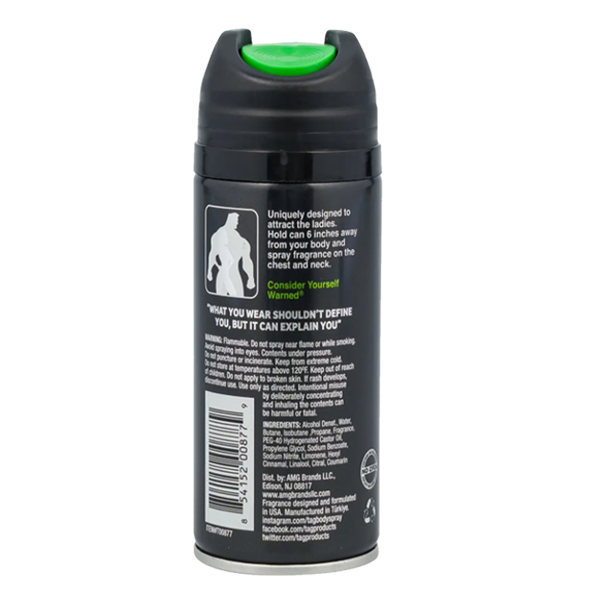 3Pcs TAG Sport Endurance Body Spray for Men - 3.5 oz Deodorant
