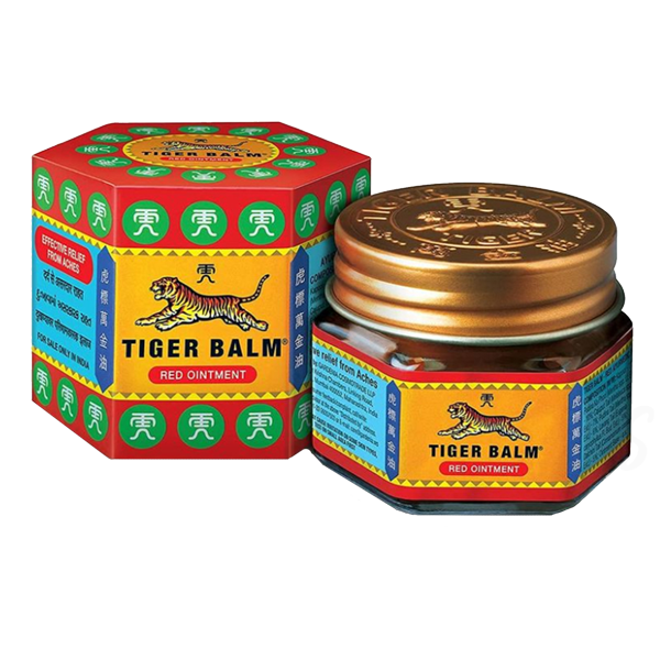 Tiger Balm Red Ointment - Extra Strength Pain Relieving Balm for Muscle Aches, Joint Pain & Arthritis Relief - Herbal Formula with Camphor & Menthol – 21ml