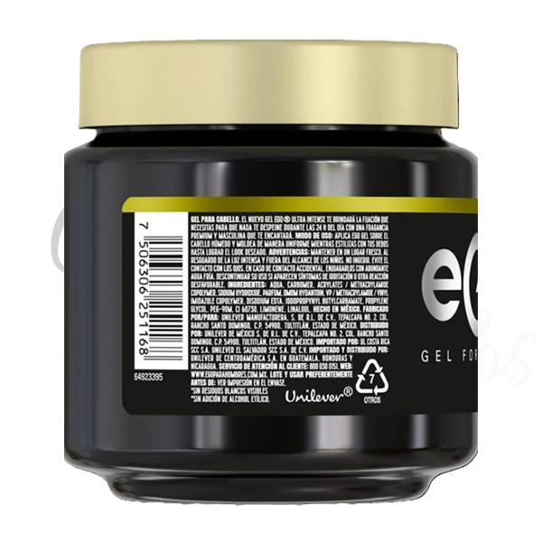 2Pcs EGO Ultra Intense Hair Gel for Men - 24-Hour Maximum Hold 200g