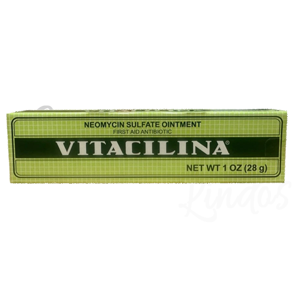 Vitacilina First Aid Antibiotic Ointment 1oz - Neomycin Sulfate Skin Cream