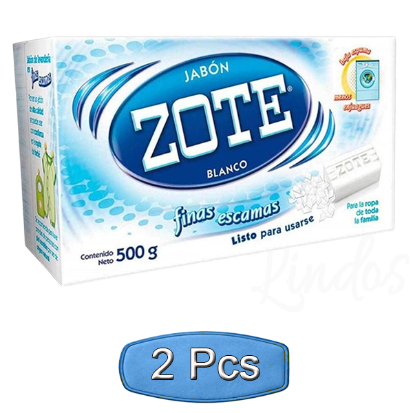  Zote White Soap Flakes 17.6oz 500g Laundry Detergent Finas Escamas Stain Remover