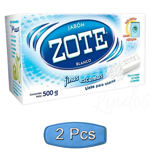  Zote White Soap Flakes 17.6oz 500g Laundry Detergent Finas Escamas Stain Remover