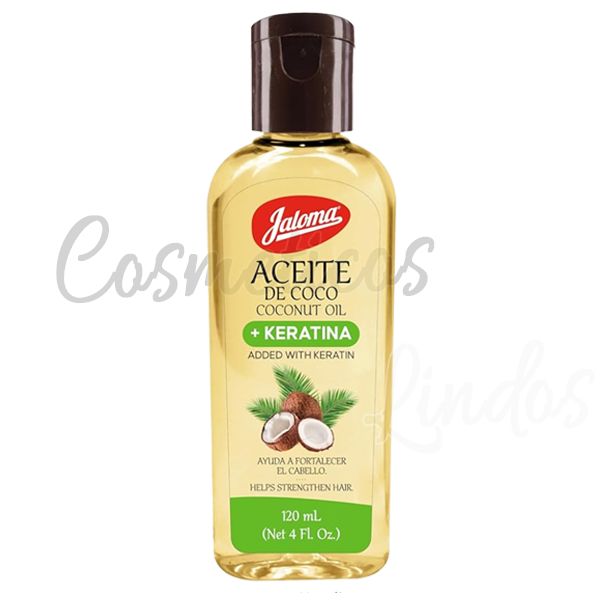 3Pcs Coconut Oil whith Keratina Jaloma 120ml Exp 08/27 hair care