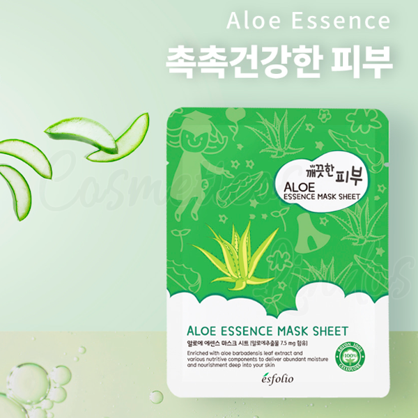 Aloe  Essence Mask Sheet, Esfolio